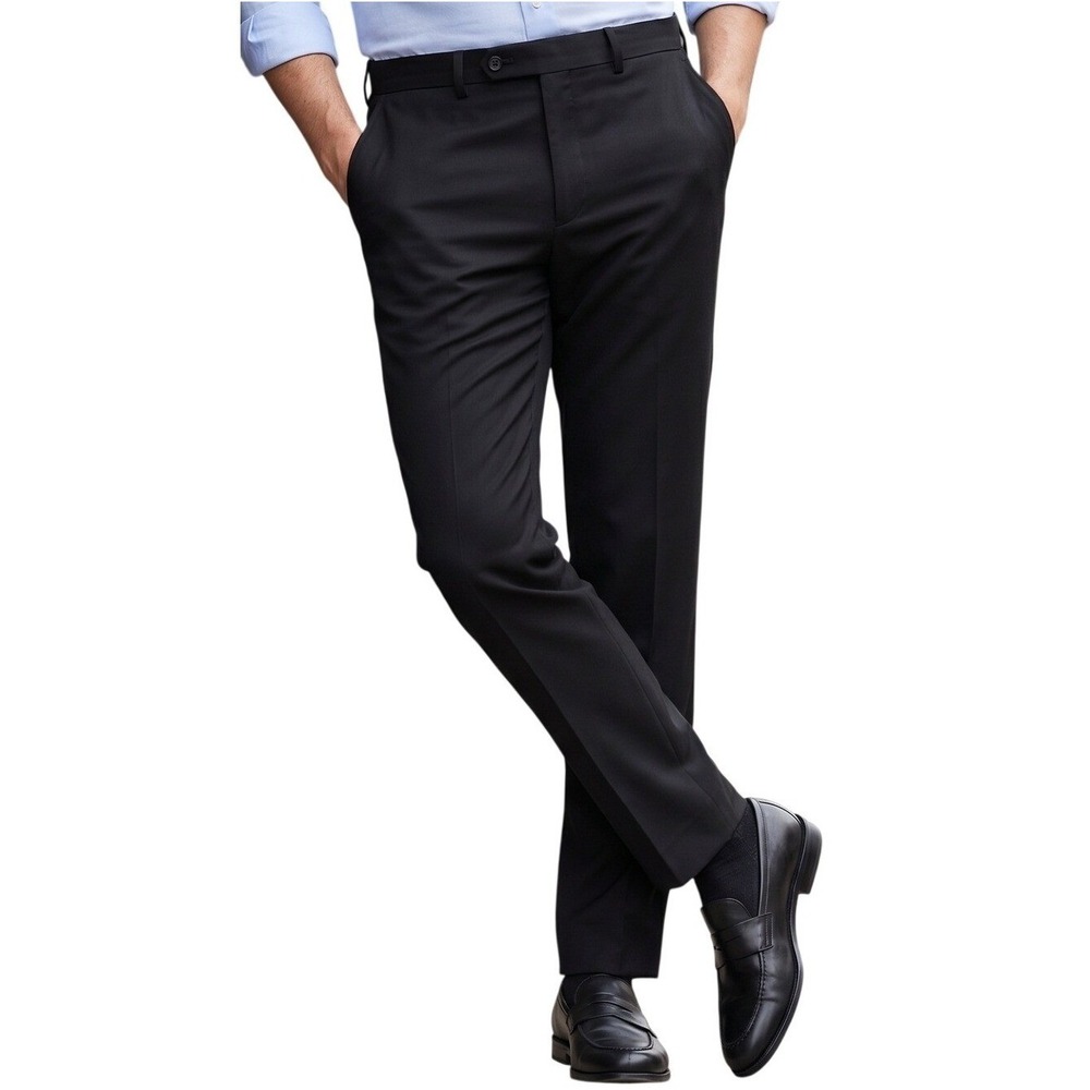 Lauren Ralph Lauren High Performance Wool Dress Pants Mens 40x30 Black Trousers